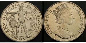 1 Крона(английская) Гибралтар  