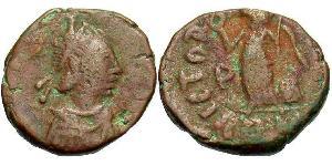 1 Follis /  AE4 Western Roman Empire (285-476) 青铜 瓦伦丁尼安三世