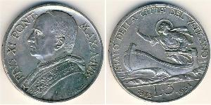 5 Lira Vatican (1926-) Or Pope Pius XI (1857 - 1939)