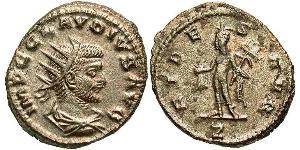 1 Antoninien Empire romain (27BC-395)  Claude II  (213-270)