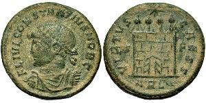  AE3 / 1 Фоллис Римская империя (27BC-395) Бронза Констанций II (317 - 361)