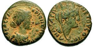  AE_ Römische Kaiserzeit (27BC-395) Bronze Bruttia Crispina (164-187)