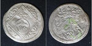 BAMBERG (German State) 1/84 Thaler 1624 - Silver - VF - 1091