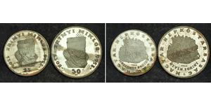  
 
  
 1966, Hungary (Republic). Proof Silver 25 & 50 Forint Coins. Mintage: 11,000 pcs! 
   
 Mint Years: 1966 Mint Place: Budapest (BP) Mintage: 11,000 pcs. (each) References: KM-567 / KM- ...