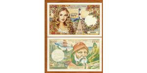 Saint Pierre and Miquelon, 1000 Francs, 2022 Private Issue Fantasy