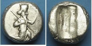 1 SIGLOS Persia / Держава Ахеменидов (550–330 BC) Серебро 