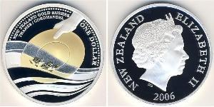 1 Dólar Nueva Zelanda Plata 