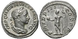 1 Денарий Римская империя (27BC-395) Серебро Александр Север (208-235)