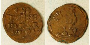HENNEBERG ILMENAU (German State) 1 Heller 170? - Copper - Wilhelm Ernst - 640
