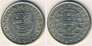 20 Escudo Mozambique Nickel 