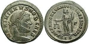 1 Follis Empire romain (27BC-395) Bronze Maximien Galère (260-311)