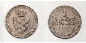 1 Groschen Germania Argento Augusto I di Oldenburg