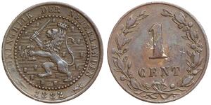 Netherlands - 1 Cent 1882