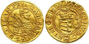 1 Ducat Principality of Transylvania (1571-1711) Gold Gábor Bethlen (1580-1629)