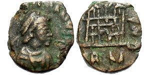 1 Follis /  AE4 Western Roman Empire (285-476) Bronze Valentinian III (419-455)