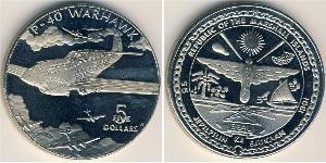 5 Dollar Îles Marshall Cuivre/Nickel 