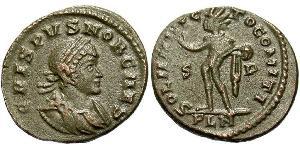  AE3 / 1 Фолліс Римська імперія (27BC-395) Бронза Крисп (305 - 326)