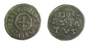 1 Dinar Kingdom of France (843-1791) Silver Lothair I (795 -855)