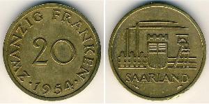 20 Franc  青铜/铝 
