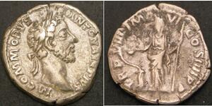 ROMAN EMPIRE 1 Denarius Commodus (183) - Silver - VF+ - 3233 