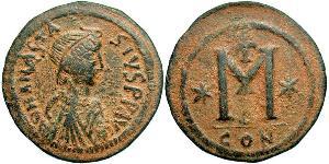 1 Follis Imperio bizantino (330-1453) Bronce Anastasio I (430-518)