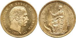 10 Krone Denmark Gold Christian IX of Denmark (1818-1906)