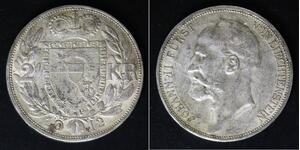 LIECHTENSTEIN 2 Kronen 1912 - Silver 0.835 - Prince John II. - VF - 3235