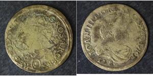 POLAND 6 Groschen 16?? TLB - Silver - Johann III. Sobieski - 4245
