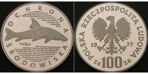 100 Zloty Polonia Argento 