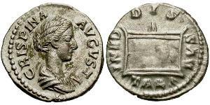 1 Denario Impero romano (27BC-395) Argento Bruzia Crispina (164-187)