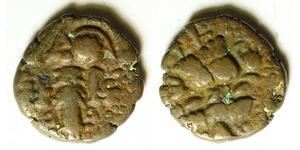 INDIA (Kashmir) 1 Stater ND - Copper - Harsha (1089-1101) - 87