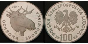 100 Zloty Polen Silber 