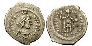 1 Siliqua Imperio bizantino (330-1453) Plata Justino II (520-578)