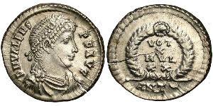  Siliqua Impero bizantino (330-1453) Argento Valente (328-378)