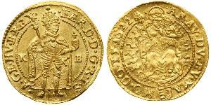 1 Ducat Habsburg Empire (1526-1804) Or Ferdinand II du Saint-Empire(1578 -1637)