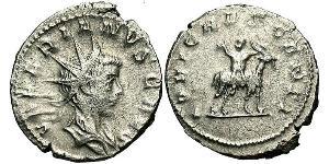 1 Антонініан Римська імперія (27BC-395) Срібло Валеріан  II (?-258)
