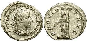  Antoninianus 羅馬帝國 銀 戈爾迪安三世(225-244)