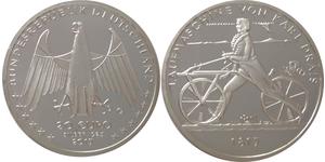 20 Euro Alemania (1990 - ) Plata 