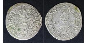 AUGSBURG (German City) 2 Kreuzer 1624 - Silver - VF- - 1112