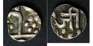 INDIA (Gwalior) 1/8 Rupee ND(1843-86) - Silver - VF - 444