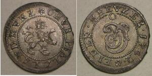 PFALZ (Germany) 1 Kreuzer 1742 O - Silver - Karl III. Philipp - XF- - 4081 *