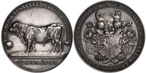 Schweden, Oskar II.Silberne Verdienstmedaille o.J., fbidisltrpar von Ahlborn. 41,5 mm, 35,01 g. Winziger Kratzer, vorzüglich