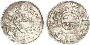 Regensburg-kaiserliche und königliche Münzstätte. Heinrich III., zweite Periode 1039-1041. Pfennig 1,17 g. Brustbild nach rechts / Kreuz, in den Winkeln Ringel, drei Punkte und Dreieck. Hahn 43A. ...