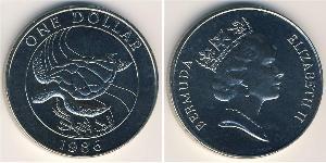 1 Dollar Bermuda Copper/Nickel Elizabeth II (1926-2022)