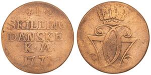 Denmark - 1 Skilling Dansk 1771 - Christian VII