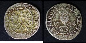 AUGSBURG (German City) 1 Kreuzer 1624 - Silver - VF - 812