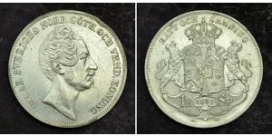  
 
   1851, Kingdom of Sweden, Oscar I. Large & Heavy Silver Riksdaler Coin. 33.84gm!   Mint year: 1851  Mint Place: Stockholm  Mintage: 122,000 pcs.   Denomination: Riksdaler  References: D ...