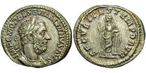 1 Denarius 羅馬帝國 銀 马克里努斯