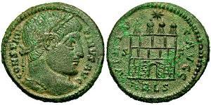  AE3 / 1 Фоллис Римская империя (27BC-395) Бронза Константин I (272 - 337)