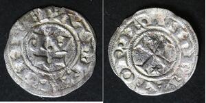 BRINDISI (Italy) Denaro ND - Billon - Henricus VI & Constanza (1195-1196) - 1011